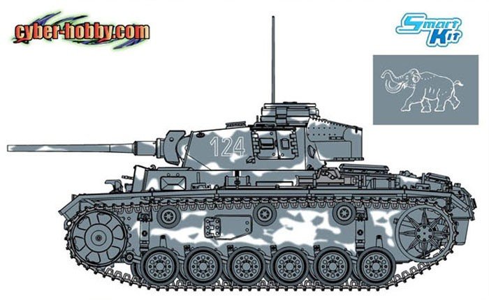 Cyber ​​​​Hobby 6422 Pz.Kpfw.III Ausf.L Vorpanzer (1/35)