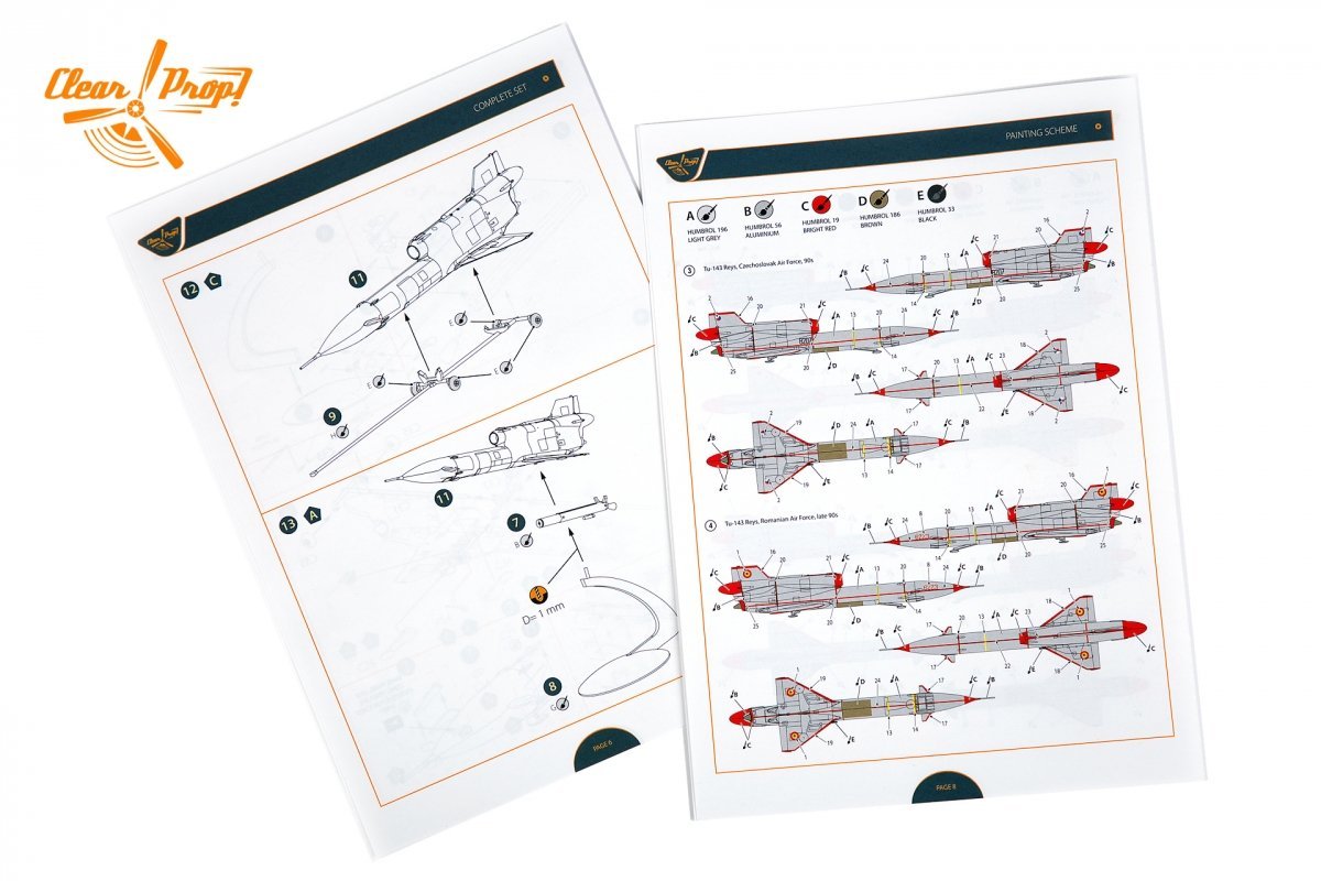 Hélice transparente ! Kit avancé CP72004 Tu-143 Reys au 1/72  – immagine 7