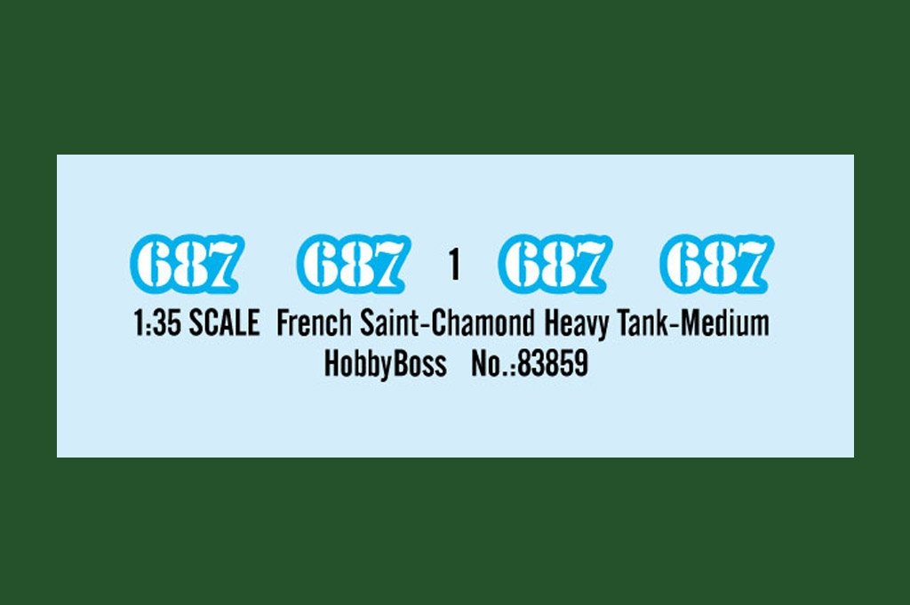 Hobby Boss 83859 Char lourd français Saint Chamond Moyen – image 3