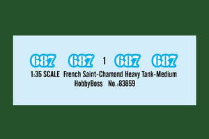 Hobby Boss 83859 Char lourd français Saint Chamond Moyen – image 3