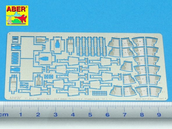 Aber 35A094 Chargeurs et boîtes à munitions pour 20 mm KwK 30 et 38, fermoirs et pinces allemands (2e choix) (1/35) – imagen 2