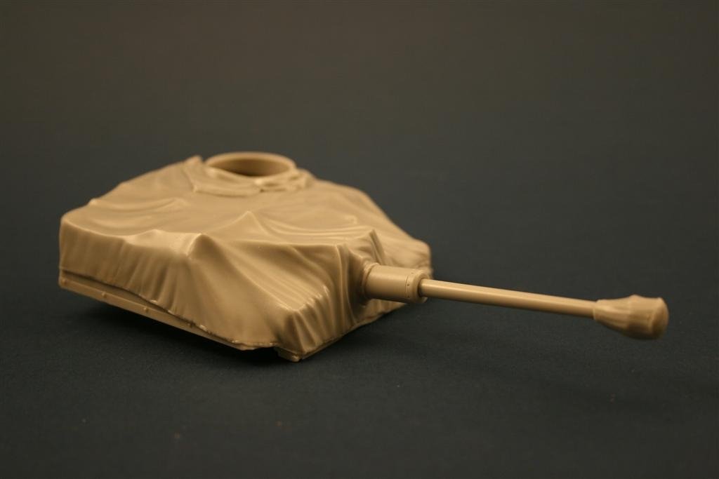Panzer Art RE35-090 StuG III G partie supérieure de la coque/du canon avec bâche en toile, échelle 1/35 – Bild 3