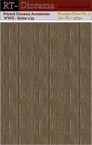 RT-Diorama 35840 Printed Accessories: Wooden Floor No.5 1/35
