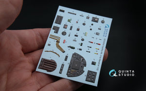 Intérieur imprimé en 3D et coloré sur papier décalcomanie pour Spitfire Mk. II (Quinta Studio QD32043) (pour maquette Revell) au 1/32 – Bild 3