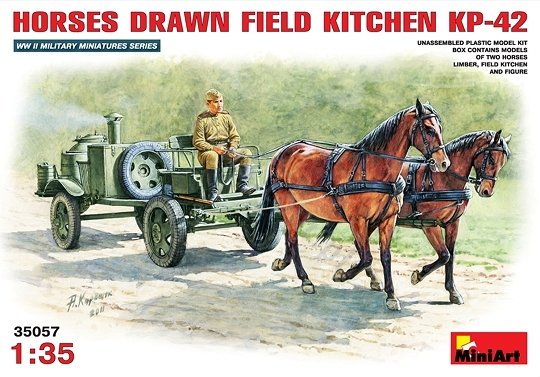 MiniArt 35057 CHEVAUX DE CUISINE DE TERRAIN KP 42 (1/35)