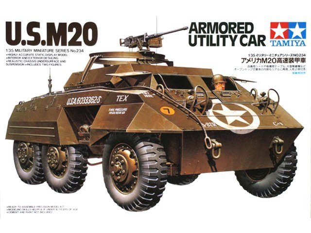 Tamiya 35234 US M20 Armored Utility Car (1/35)