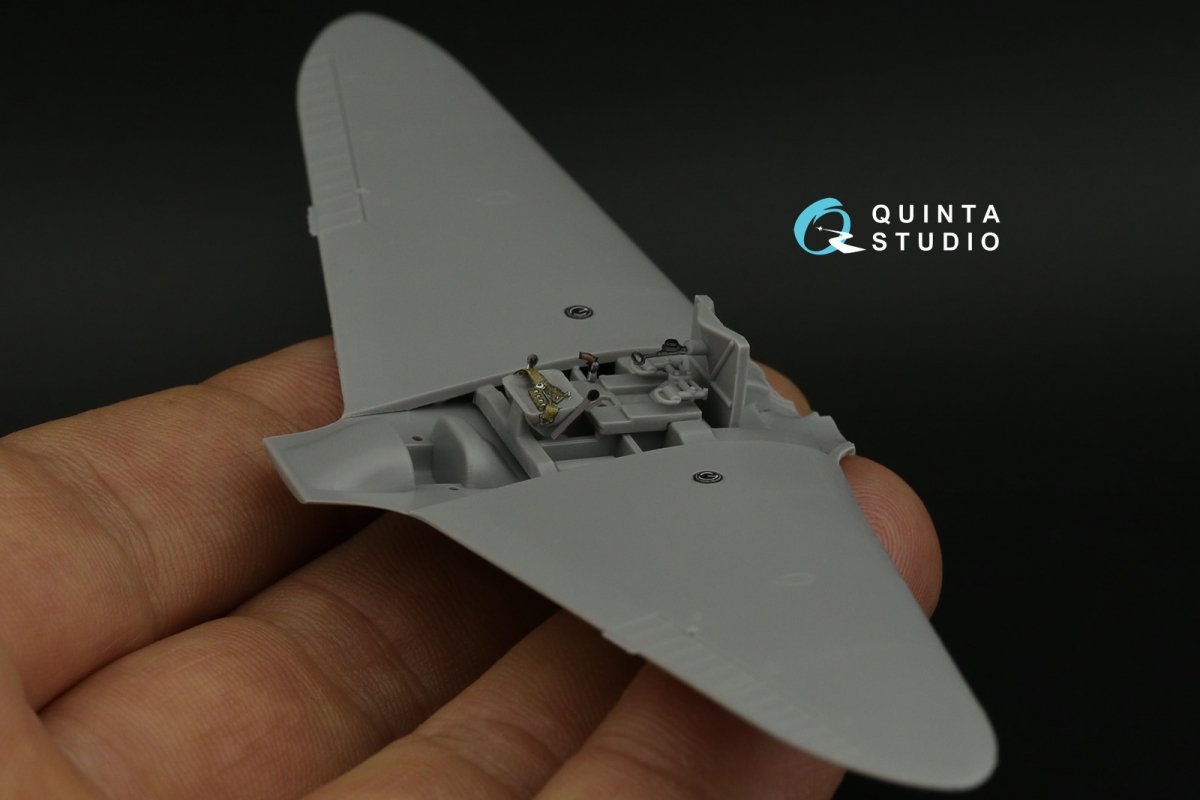 Intérieur du Yak-1B imprimé en 3D et coloré sur papier décalcomanie Quinta Studio QD72084 (Arma Hobby) à l&amp;#39;échelle 1/72  – image 2