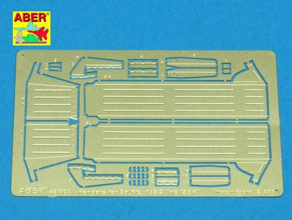 Aber 48007 Ailes pour chasseur de chars allemand Sd.Kfz. 138/2 Jagdpanzer 38(t) ''Hetzer'' (1/48)