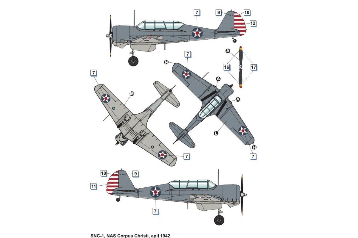 Dora Wings 48041 Curtiss-Wright SNC-1 Falcon II 1/48 – image 5