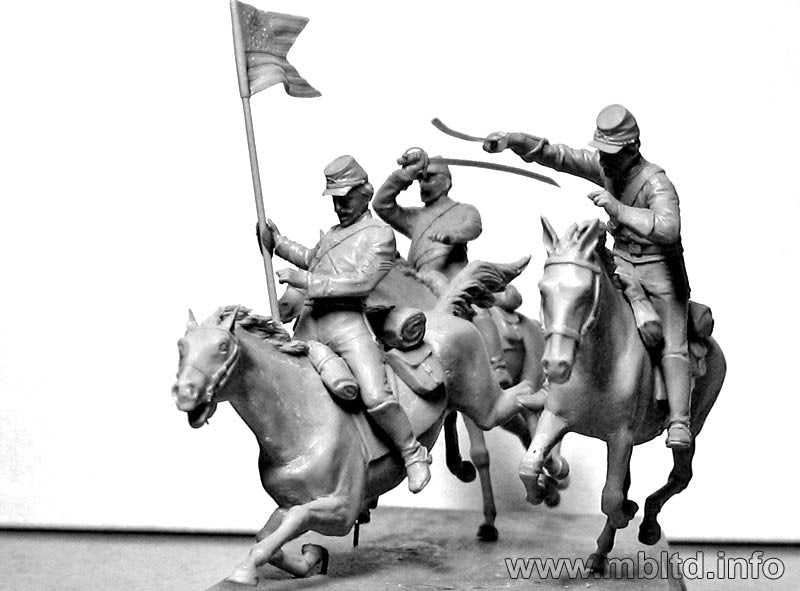 Master Box 3550 8e régiment de cavalerie de Pennsylvanie (Bataille de Chancellorsville, 1863) (1/35) – immagine 3