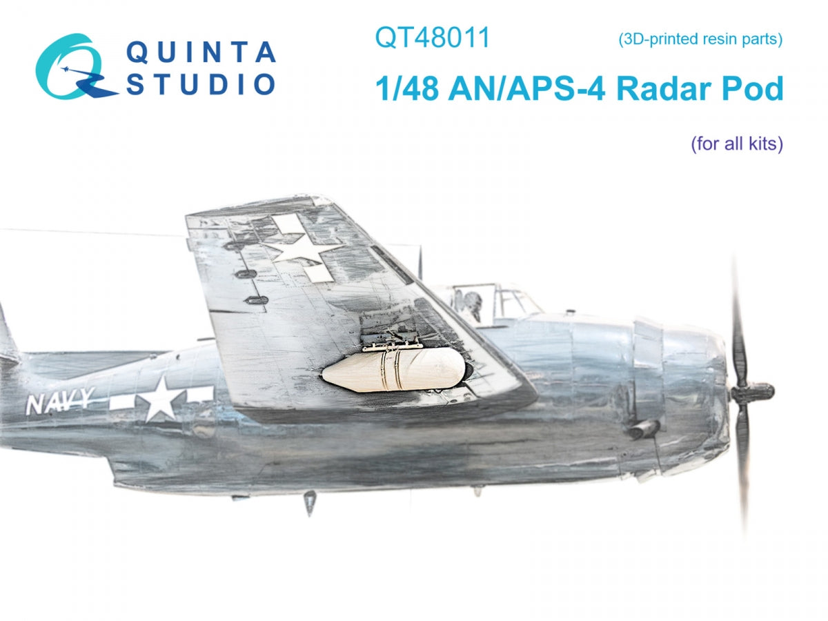 Quinta Studio QT48011 Nacelle radar AN/APS-4 (Tous les kits) 1/48