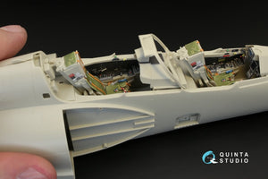 Intérieur imprimé en 3D et coloré sur papier décalcomanie pour le kit Kitty Hawk (QD32014 de Quinta Studio, pour le Mirage 2000B-5 (2000-5BGM Mk2)) à l&amp;#39;échelle 1/32 – immagine 6