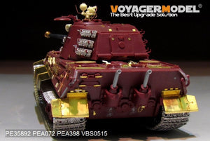 Maquette Voyager PE35892 Tigre royal allemand de la Seconde Guerre mondiale, version finale pour MENG 1/35 – immagine 9