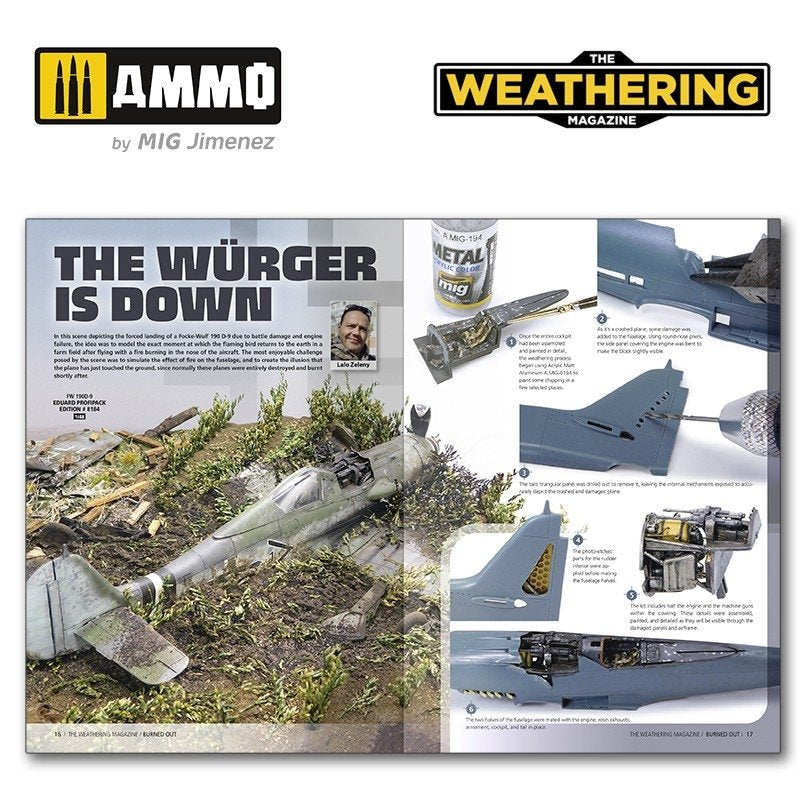 Munitions du Mig 4532-PO. The Weathering Magazine, numéro 33. BRÛLÉ (polonais) – immagine 3