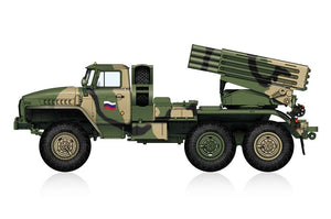 Hobby Boss 82932 Lance-roquettes automoteur russe BM-21 « Hail », modèle tardif, échelle 1/72