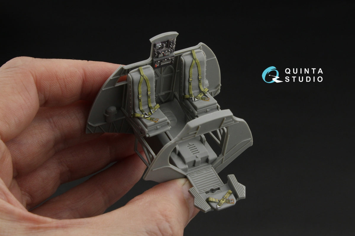 Intérieur imprimé en 3D et coloré sur papier décalcomanie Quinta Studio QD48612 PBY-5 Catalina (Revell/Monogram) 1/48 – image 10