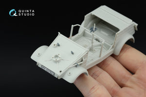 Intérieur imprimé en 3D et coloré sur papier décalcomanie (Meng VS-016) de la Kübelwagen Type 82 de Quinta Studio QD+35151 (avec pièces en résine imprimées en 3D) à l&amp;#39;échelle 1/35 – image 9