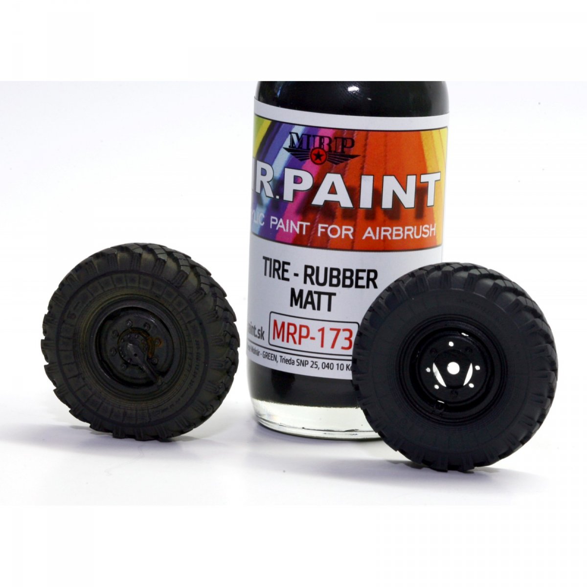Peinture MR. Paint MRP-173 PNEU-CAOUTCHOUC MAT 30 ml – imagen 2