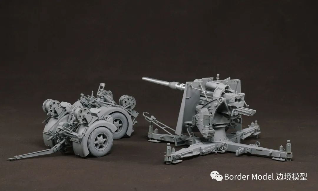 Maquette Border BT-013 Canon antiaérien allemand Flak36 de 88 mm avec 6 servants, échelle 1/35 – Bild 8