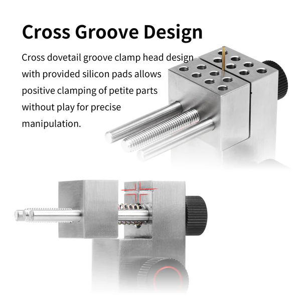 DSPIAE AT-TVAB Precision Stainless Steel Clamp Vise