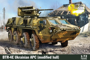 IBG 72151 BTR-4E Véhicule blindé de transport de troupes ukrainien (coque modifiée) 1/72