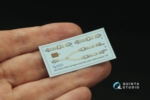 Ceintures de sécurité pour avions de chasse américains de la Seconde Guerre mondiale Quinta Studio QR+32034 (avec boucles métalliques) (Tous les kits) 1/32 – Bild 4