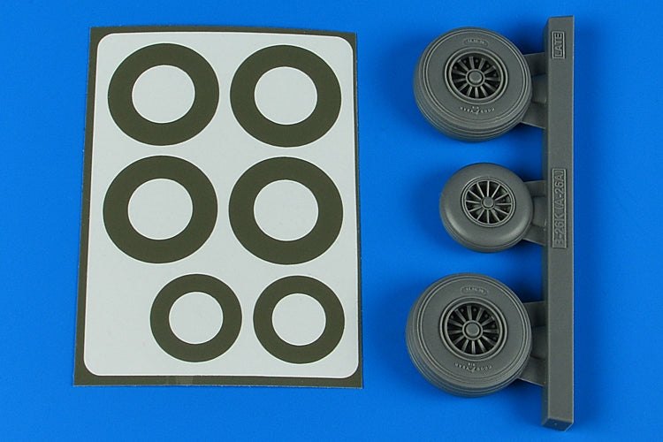 Masques de peinture pour roues Aires 4867 B-26K Invader (fin de série) 1/48 ICM