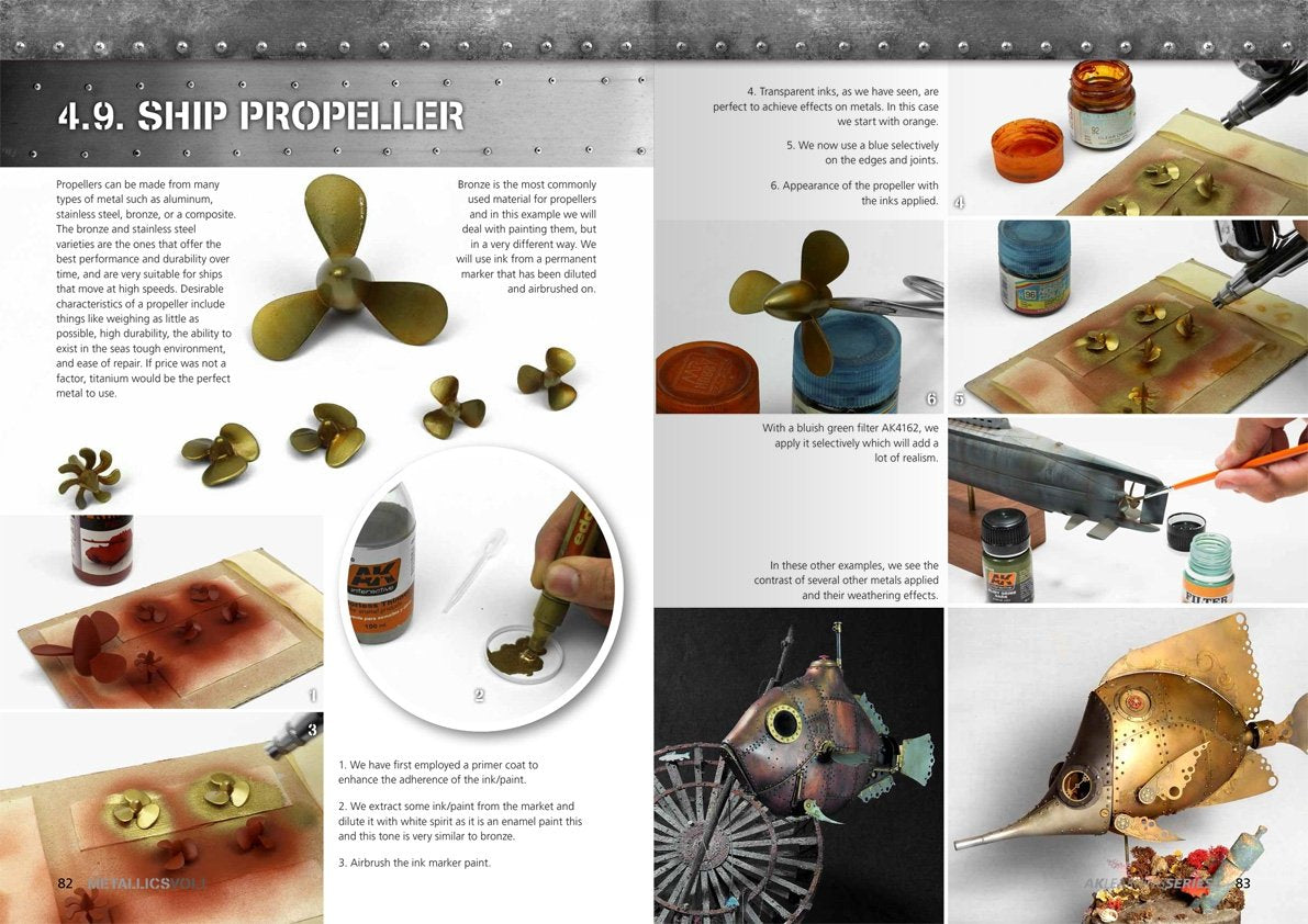 AK Interactive AK507 METALLICS VOL.1. LEARNING SERIES 04 – zdjęcie 9