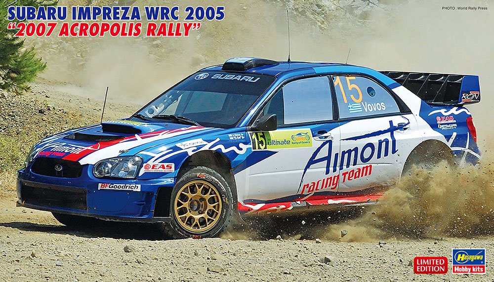 Hasegawa 20558 Subaru Impreza WRC 2005-2007 Rallye de l'Acropole 1/24
