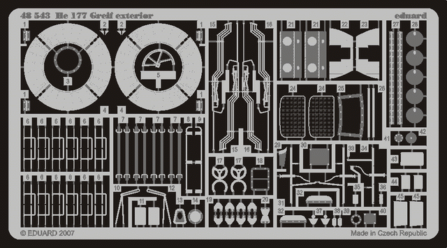 Eduard BIG4881 He 177 GREIF 1/48 CMK / MPM – Bild 6