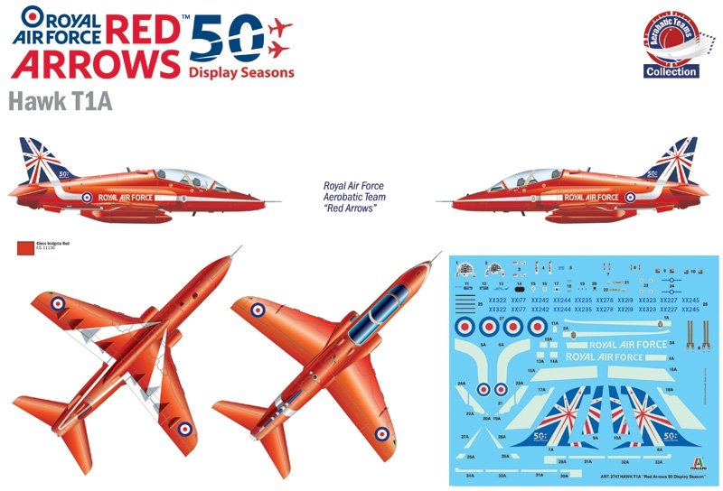 Italeri 2747 Hawk T1A Red Arrows (1/48)  – immagine 2