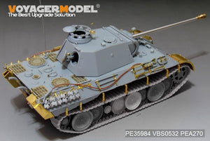 Maquette Voyager PE35984 Char Panther A allemand de la Seconde Guerre mondiale, version de base, pour TAKOM 2097 au 1/35 – Bild 3