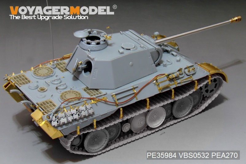 Maquette Voyager PE35984 Char Panther A allemand de la Seconde Guerre mondiale, version de base, pour TAKOM 2097 au 1/35 – Bild 3