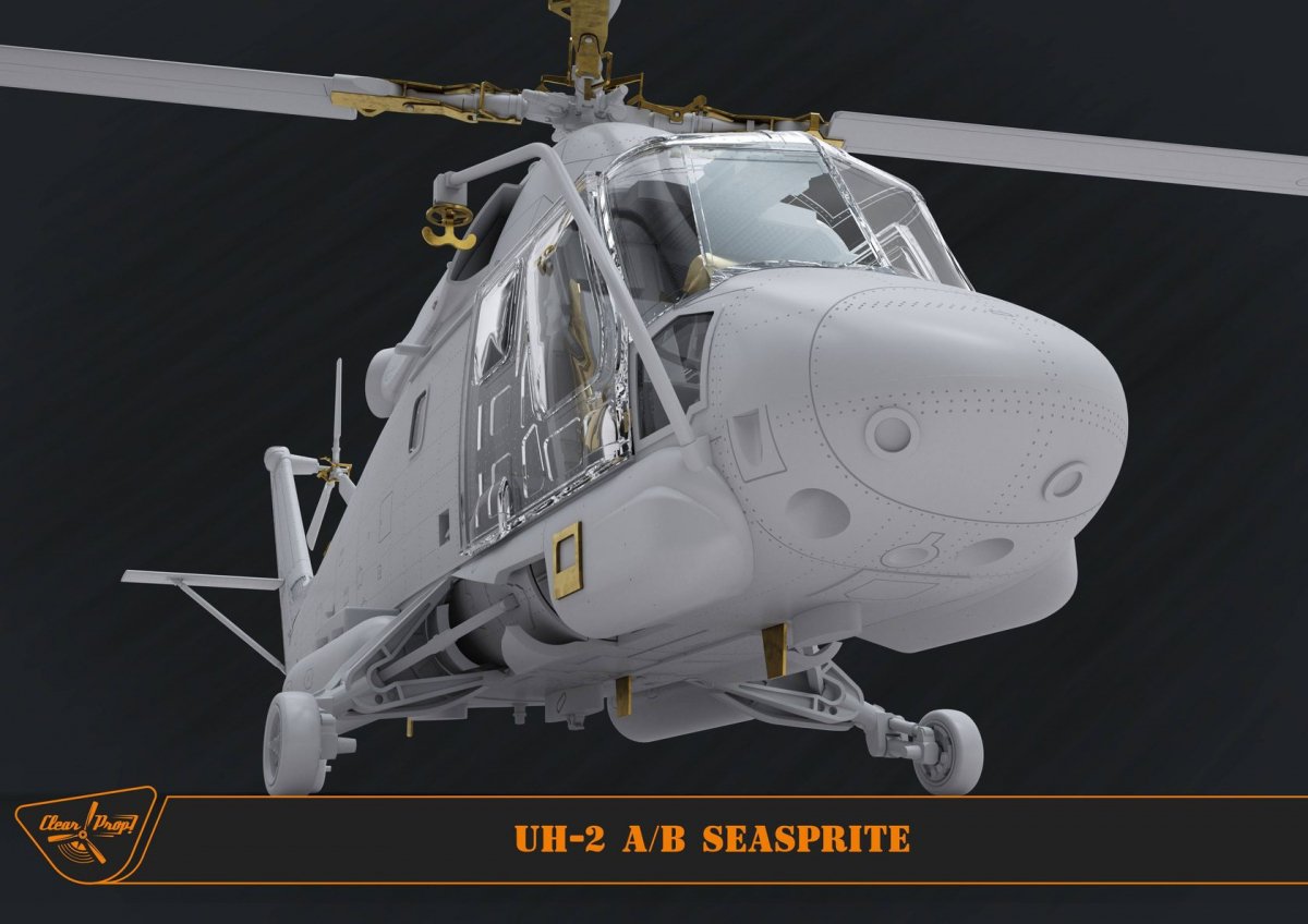 Hélice transparente ! Kit avancé CP72002 UH-2 A/B Seasprite ADVANCED au 1/72 – immagine 12
