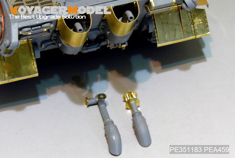 Maquette Voyager PE351183 Char King Tiger allemand de la Seconde Guerre mondiale (tourelle Porsche) (pour kit DRAGON/ZVEZDA) 1/35 – imagen 8