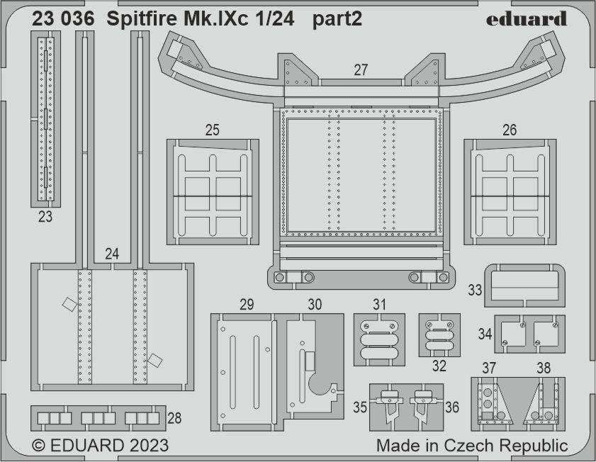 Eduard 23036 Spitfire Mk. IXc AIRFIX 1/24 – image 2