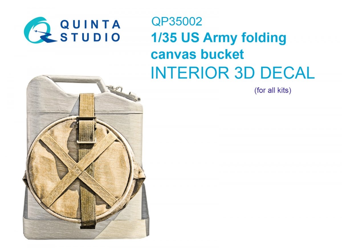 Quinta Studio QP35002 Seau pliable en toile de l'armée américaine (Tous les kits) 1/35