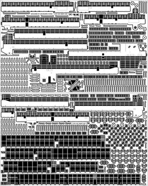 Pontos 37041F1 USS LHD-1 Wasp Kit de détails au 1/350 – image 14