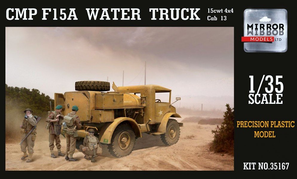 Mirror Models 35167 CMP Camion-citerne Ford F15A, cabine 13, 4x4 (1/35)