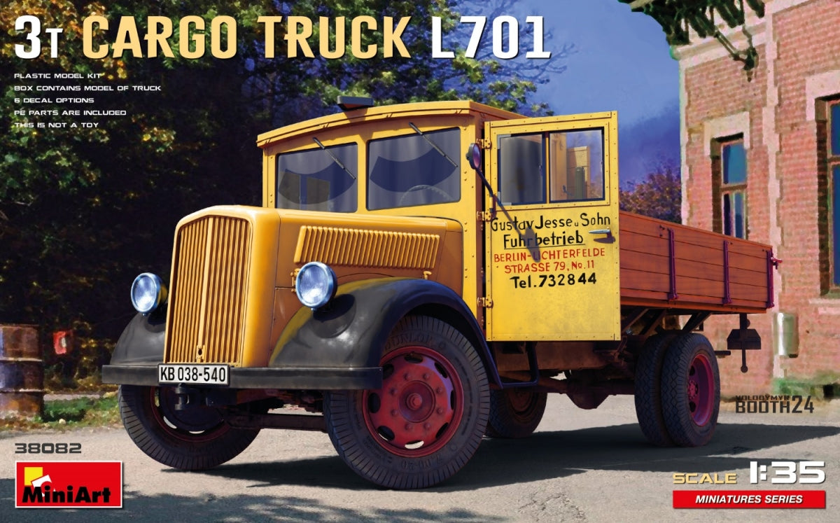 Camion cargo MiniArt 38082 3T L701 1/35