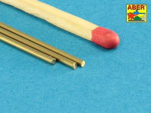 Tiges rondes en laiton Aber BR12 Ø 1,2 mm longueur 250 mm x 3 pièces. – image 4