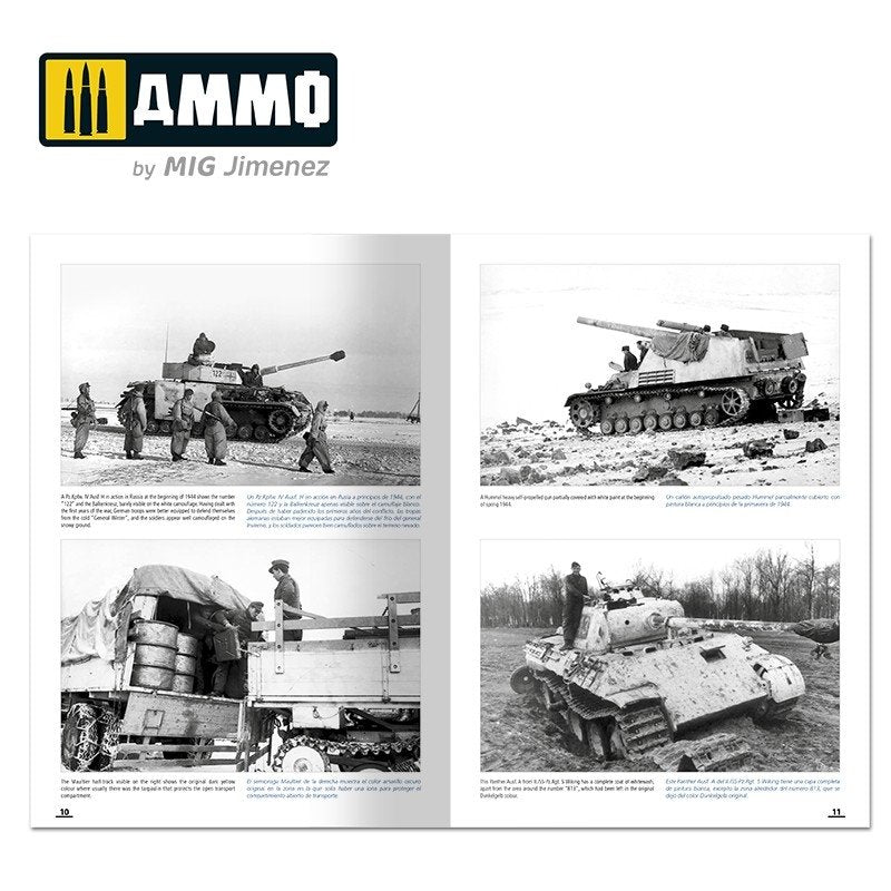 Munitions du MiG 6039 : Comment peindre des chars allemands de la Seconde Guerre mondiale en hiver (multilingue : anglais - espagnol) – image 2