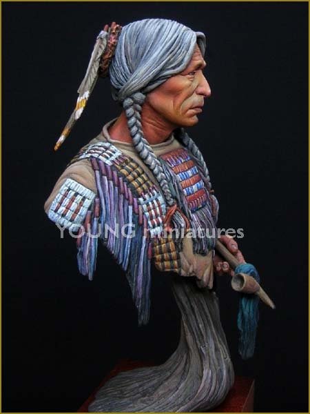 Figurine miniature Young Miniatures YH1818 Indien Sioux 1/10 – immagine 6