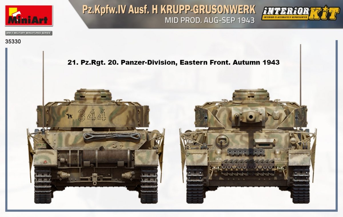 MiniArt 35330 Pz.Kpfw. IV Ausf. H Krupp-Grusonwerk 1/35 – zdjęcie 5