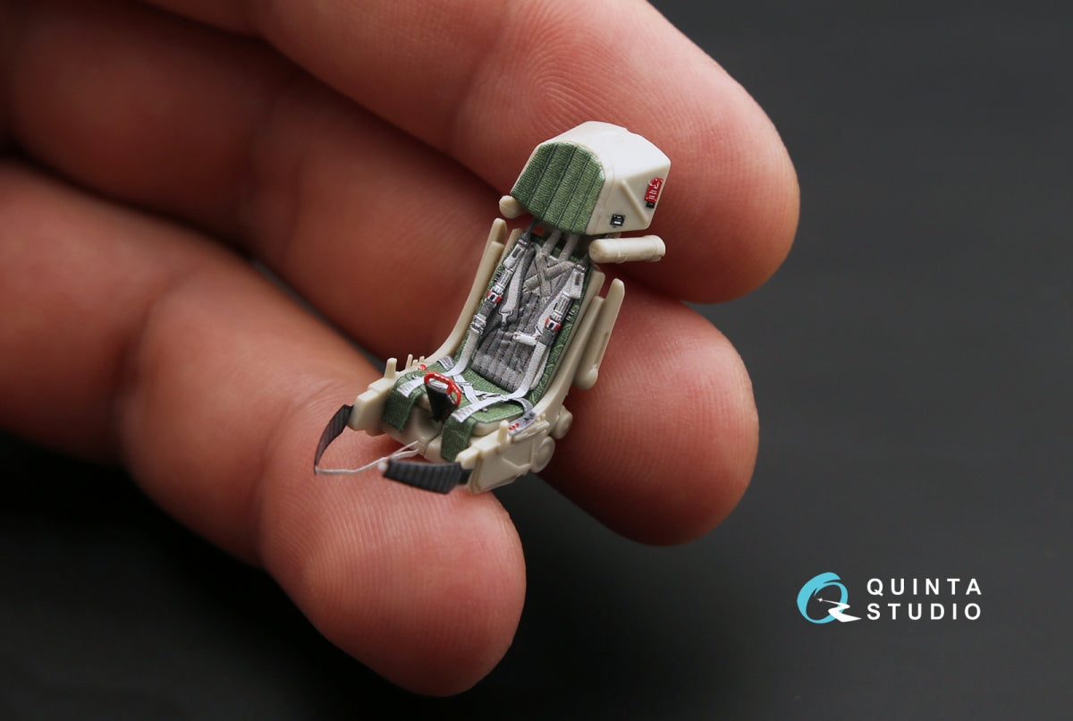 Intérieur coloré imprimé en 3D sur papier décalcomanie pour le Yak-130 de Quinta Studio QD48157 (pour kit KittyHawk) à l&amp;#39;échelle 1/48 – Bild 12