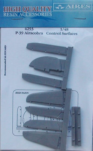 Surfaces de contrôle Aires 4293 P-39 1/48 Eduard