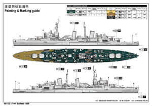 Trumpeter 06702 HMS Belfast 1959 1/700 – Bild 3