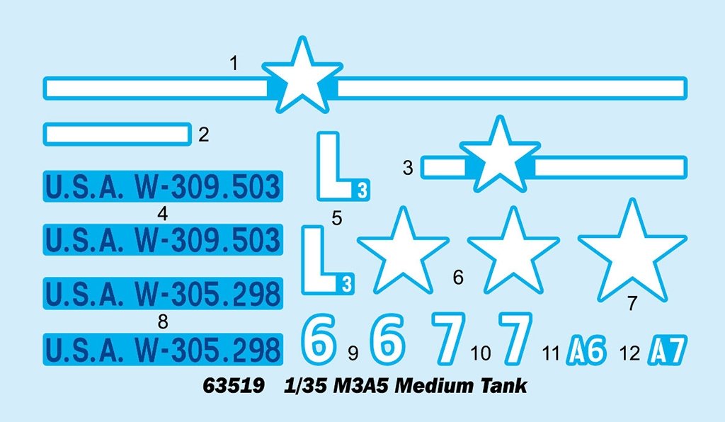 J&amp;#39;adore le kit 63519 M3A5 Char moyen 1/35 – image 5