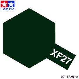 Peinture acrylique Tamiya XF27 Noir Vert (81727) 10 ml – image 3