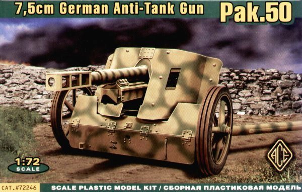 ACE 72246 Pak.50 Canon antichar allemand de 7,5 cm (1/72)